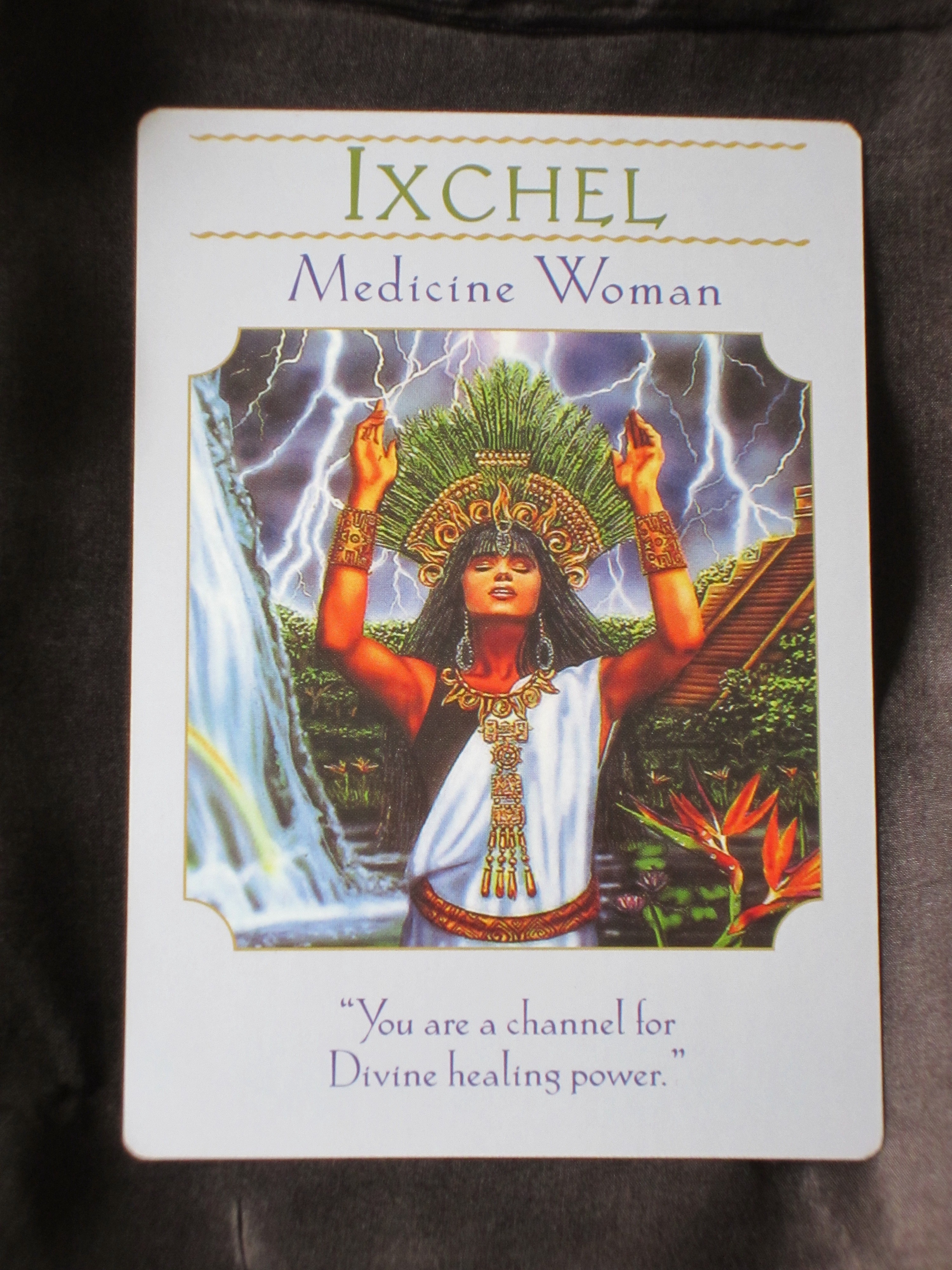 Medicine Woman Oracle Card for Monday Daily Tarot Girl