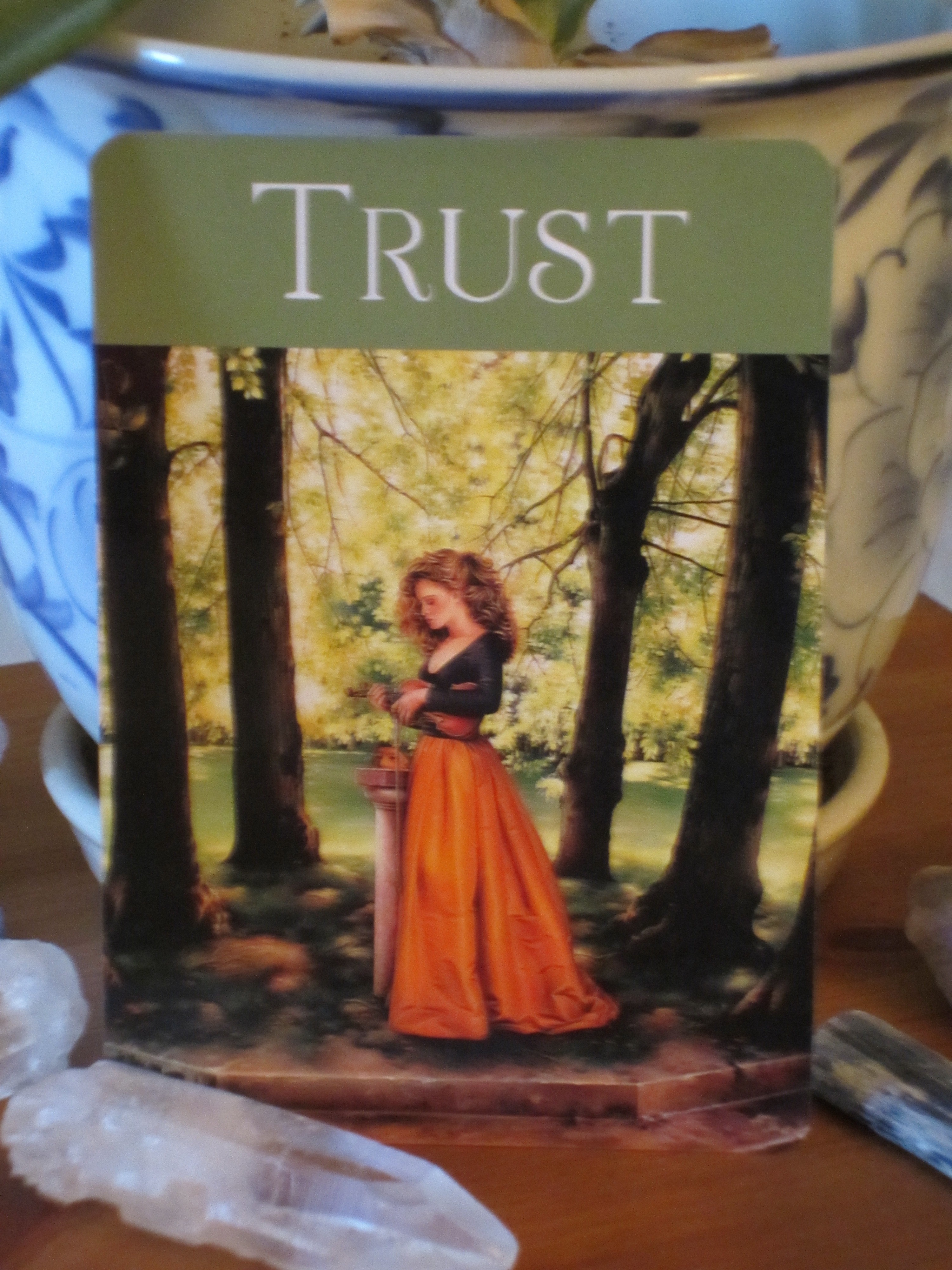 trust cards oracle self care daily card cheryl richardson tarot thursday