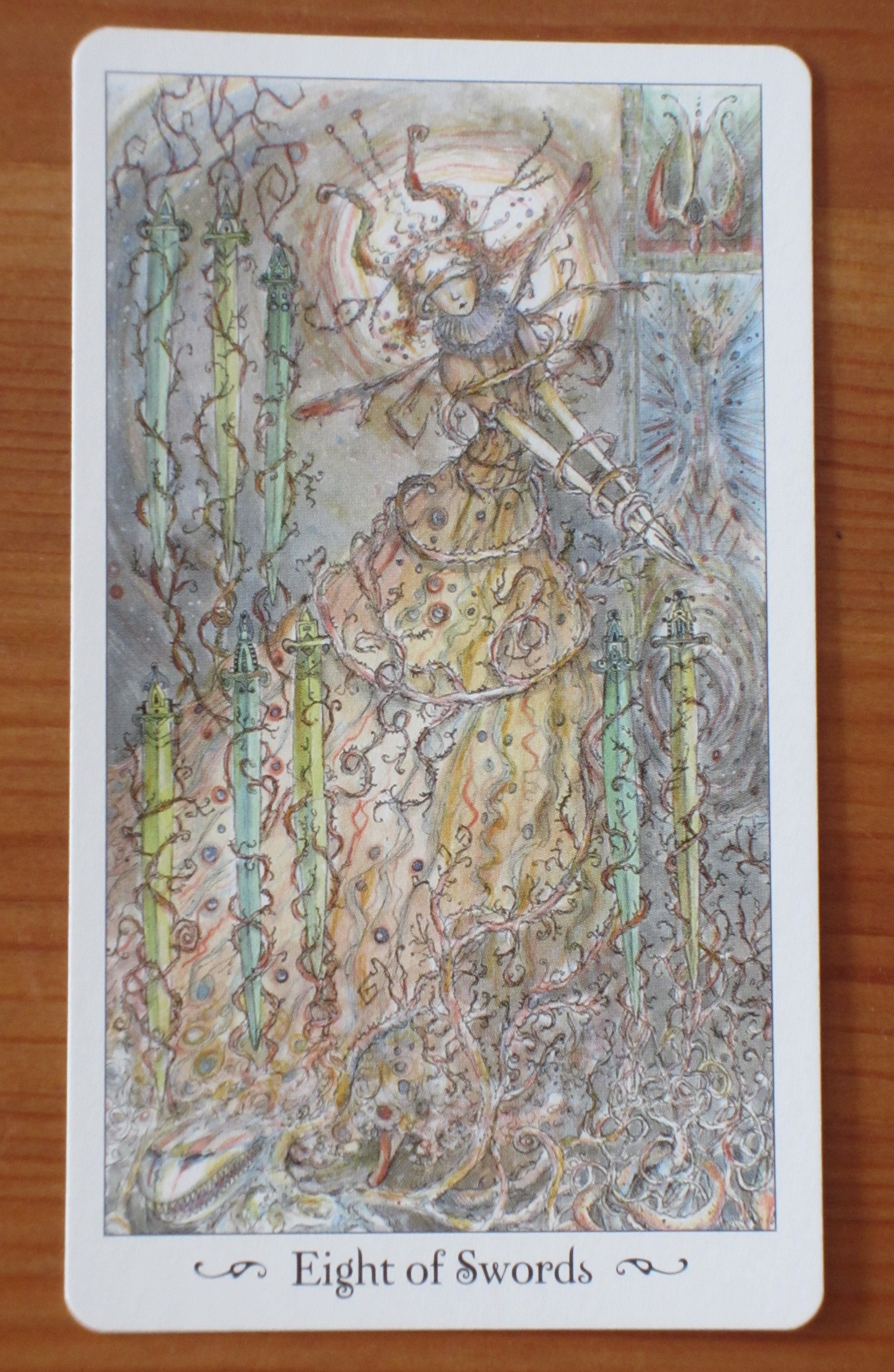 Eight of Swords Tarot Card for Thursday Daily Tarot Girl